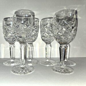 Set Of 6 Waterford Crystal Comeragh Liqueur/cordial Glasses